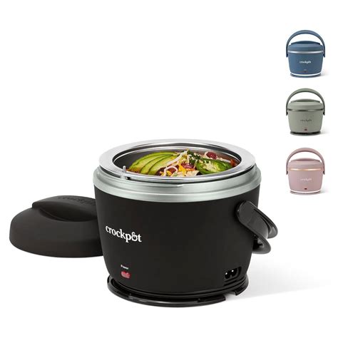 3 compartment lunch box electric warming|Crock.